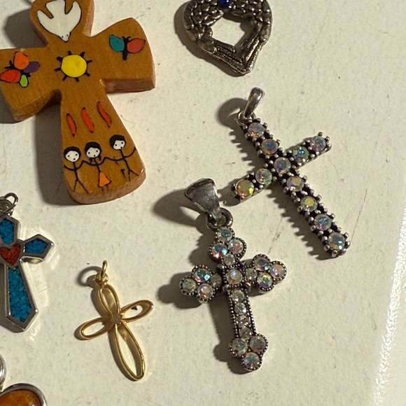 Colorful Cross Pendant Collection - Picture 2 of 6